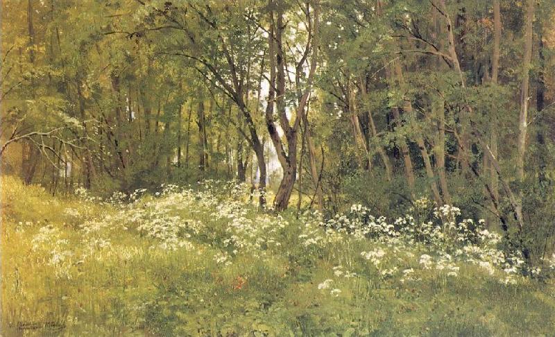 Flowers on the Edge of a Wood, Ivan Shishkin